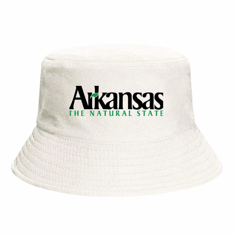 Arkansas Natural State Official Tourism Logo Design Bucket Hat