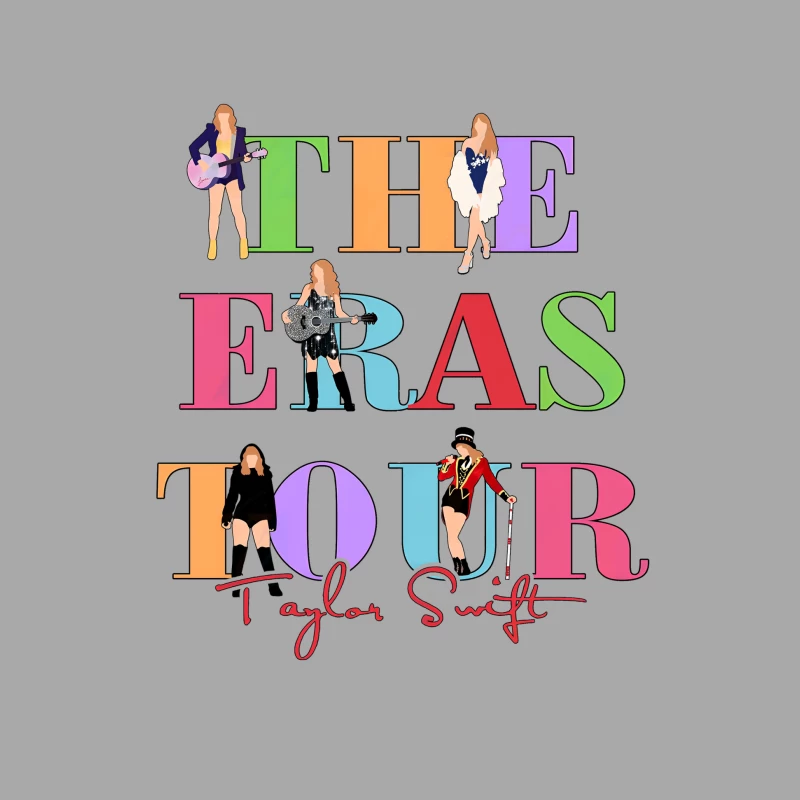 Taylor Swift's The Eras Tour Illustrated Logo Design Female Pullover Hoodie