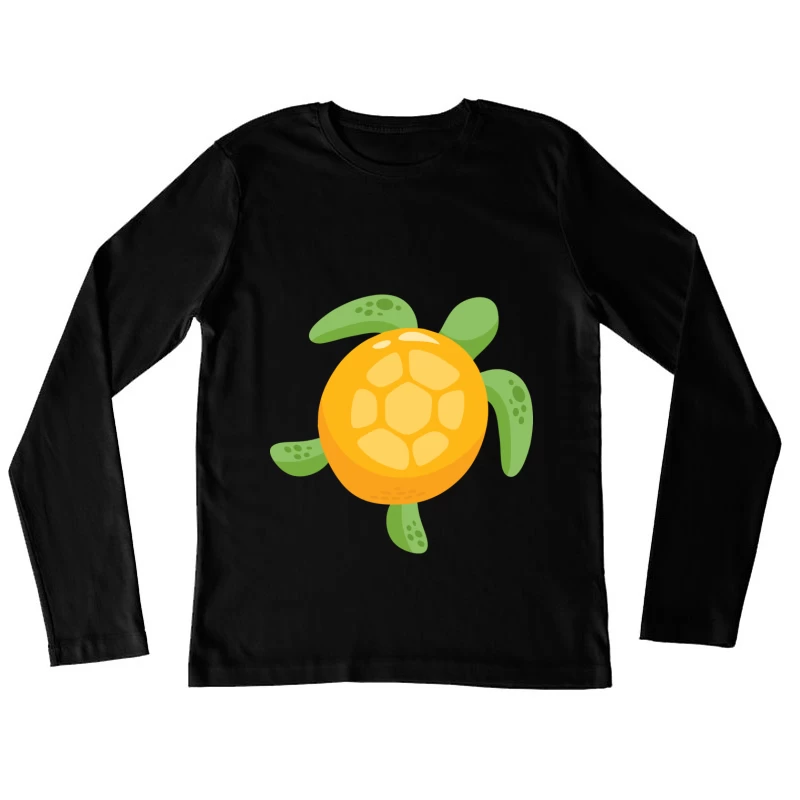 Tortue Ananas Cartoon Femme Manches Longues T-Shirt