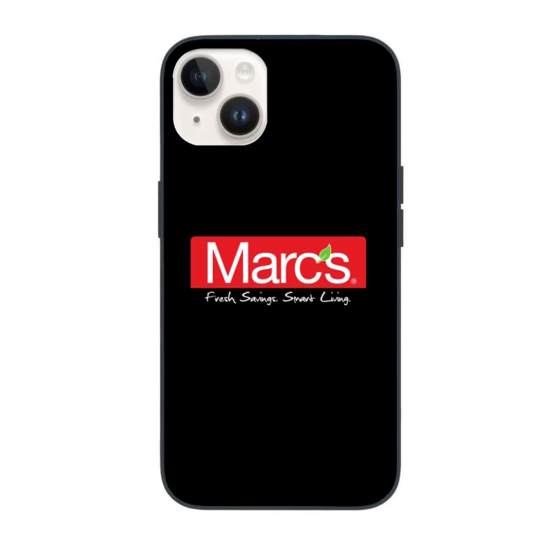 Marc's Supermarket Logo with Fresh Savings Tagline iPhone Case