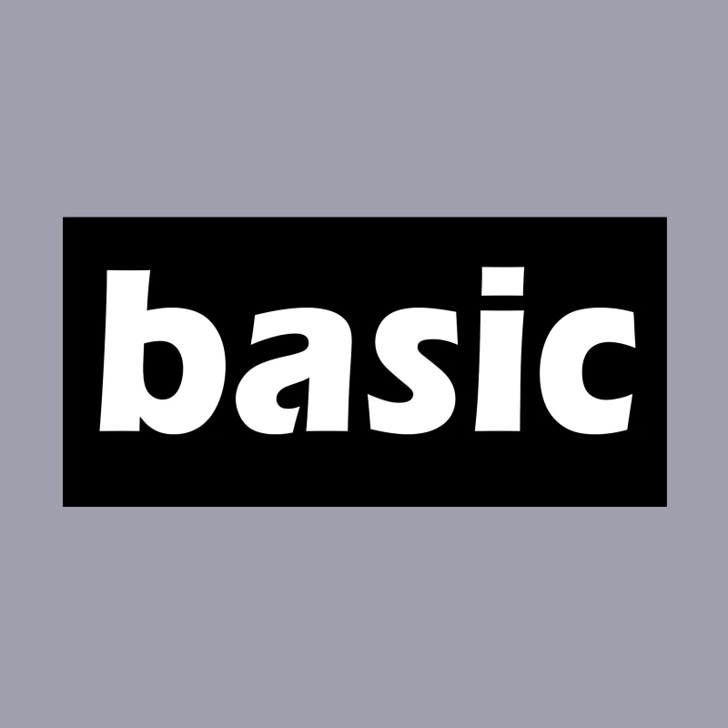 Basic Typography Design Throw Pillow