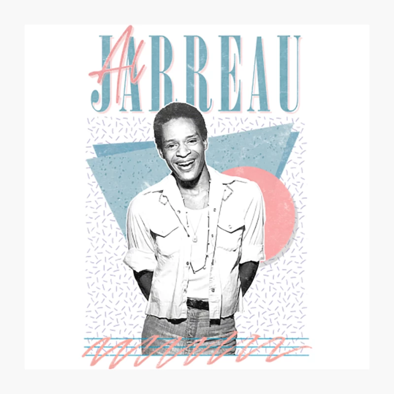 Al Jarreau  Vintage Style Fan Design Pin