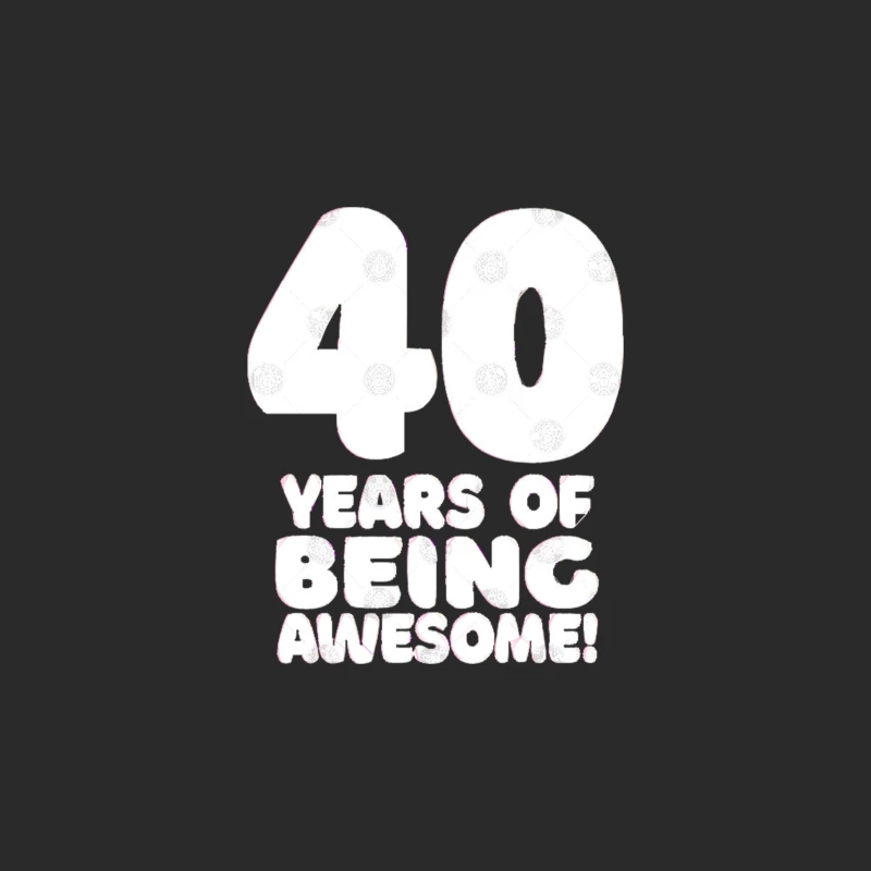 40 Years Of Being Awesome - Funny Birthday Design Baseball Cap