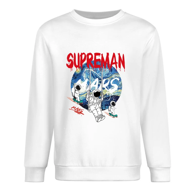 Astronauten-Abenteuer auf dem Mars Herren Pullover Sweatshirt
