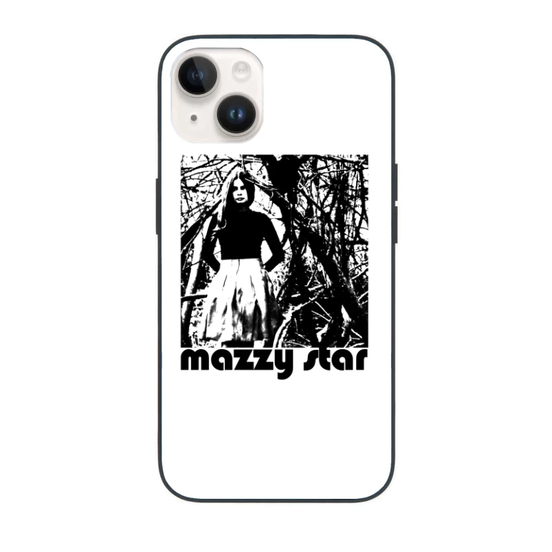 Mazzy Star Black White iPhone Case