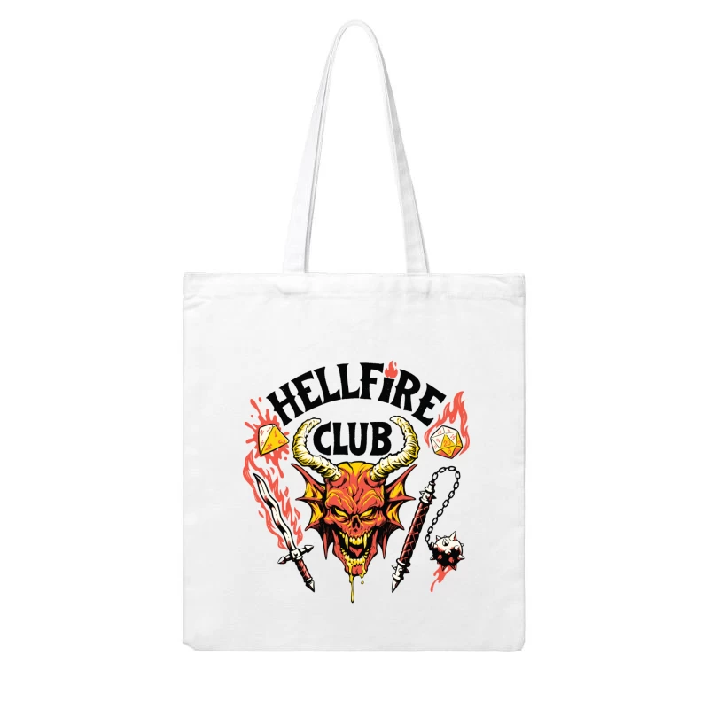 Hellfire Club Logo Design Cotton Tote Bag