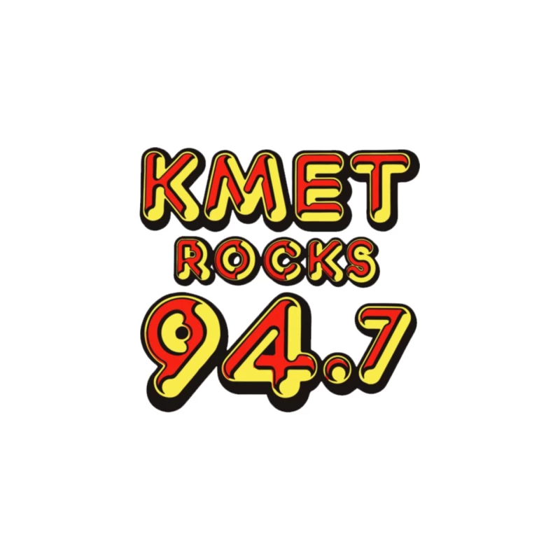 KMET 94.7 Retro Radio Mouse Pad