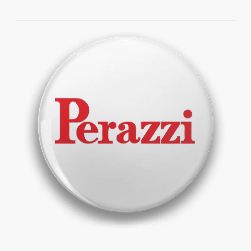 Perazzi Red Logo Typography Pin