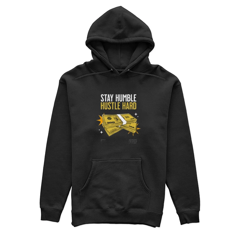 Motivation: Bescheiden bleiben, hart arbeiten Damen Pullover Hoodie