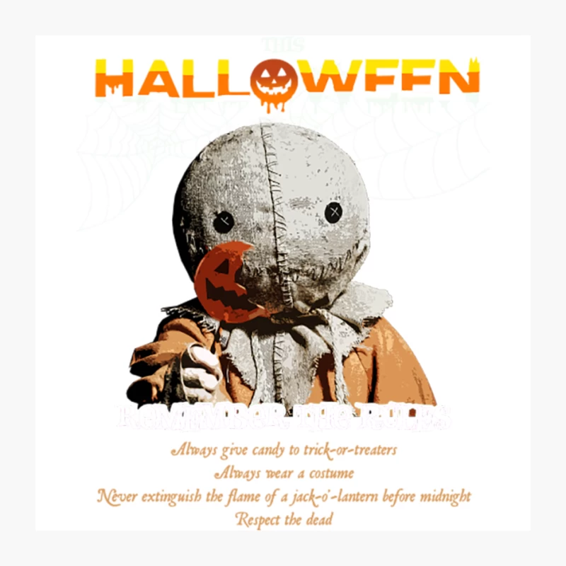 Sam says Follow the Rules of Halloween Pin