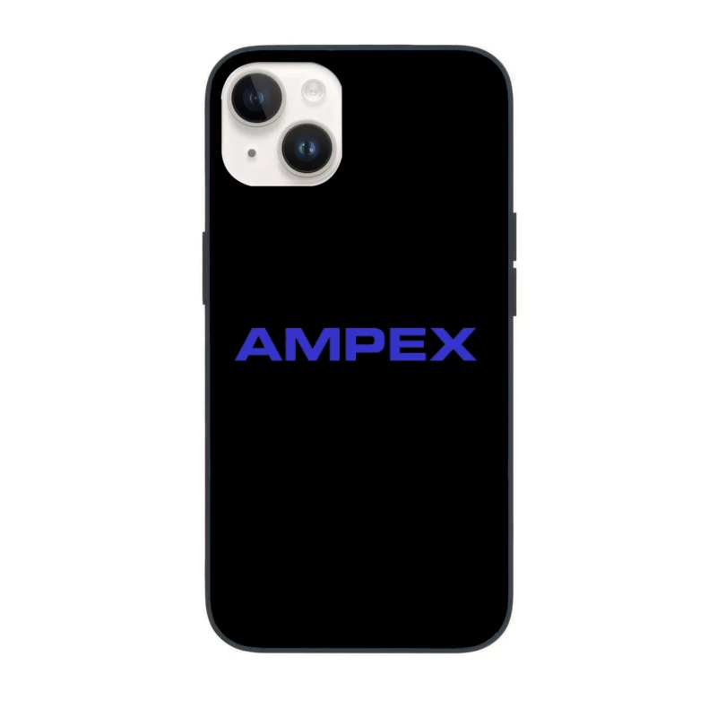 Ampex Blue Corporate Logo iPhone Case