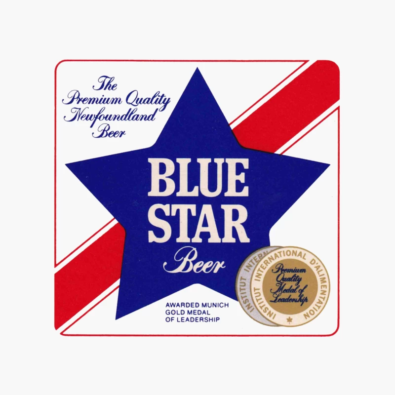 Blue Star Beer 22 Cotton Tote Bag