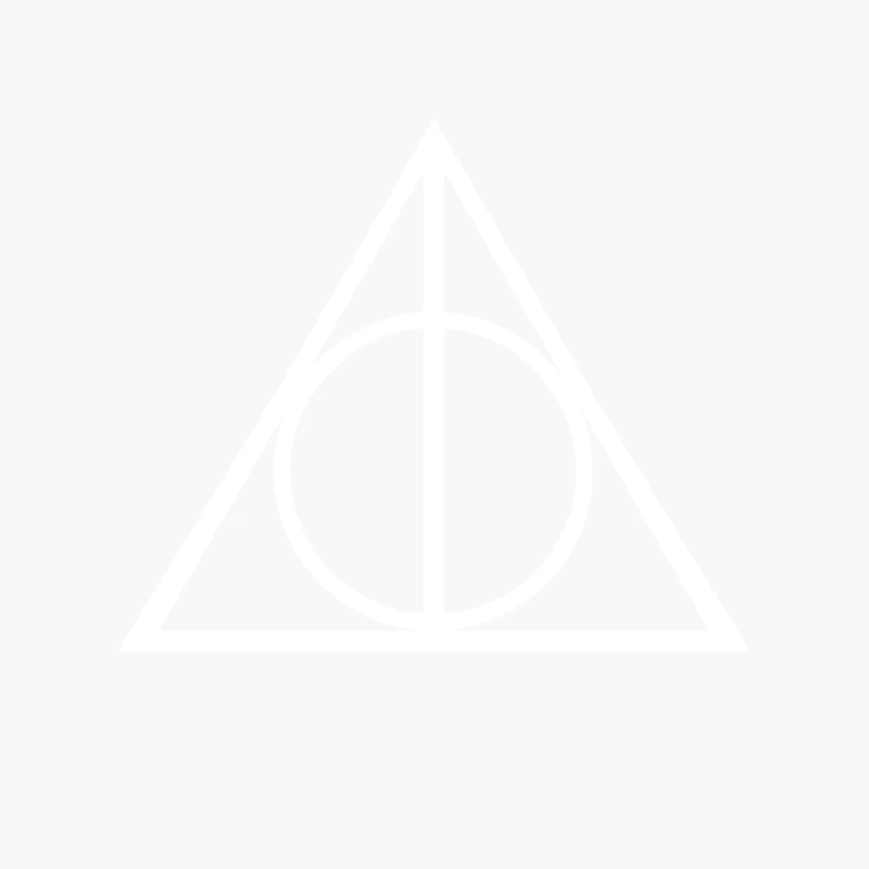 DEATHLY HALLOWS TRIANGLE Cotton Tote Bag