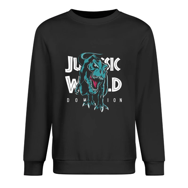 Jurassic World Dominion Logo Male Pullover Sweatshirt