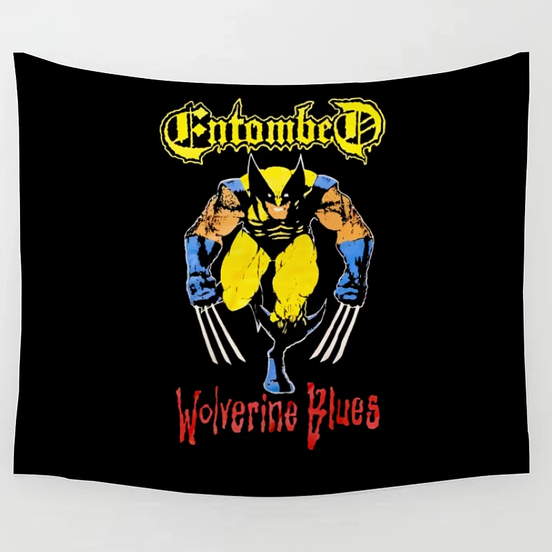 Entombed Wolverine Blues Tapestry