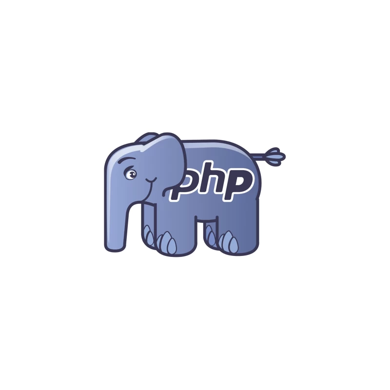 PHP Programming Language Elephant Mascot Logo Coffee Mug