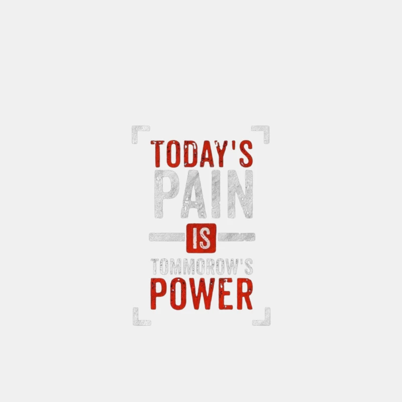 Inspirational Quote on Pain and Power Male Tank Top
