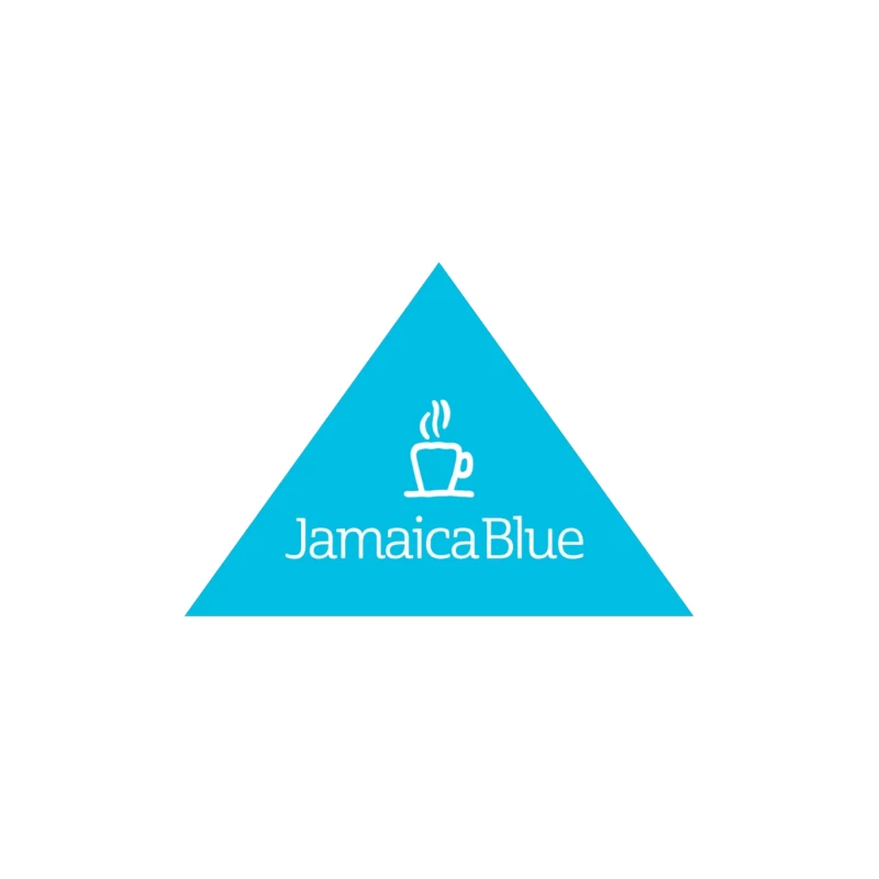 Jamaica Blue Coffee Brand Triangle Logo Travel Mug