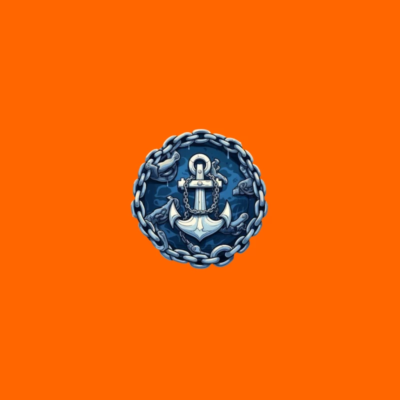 Anchor and Chains Emblem Coffee Mug