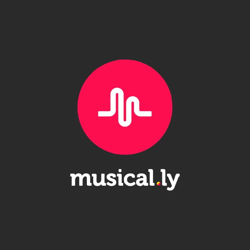 Musical.ly Social Media App Logo Design Baseball Cap