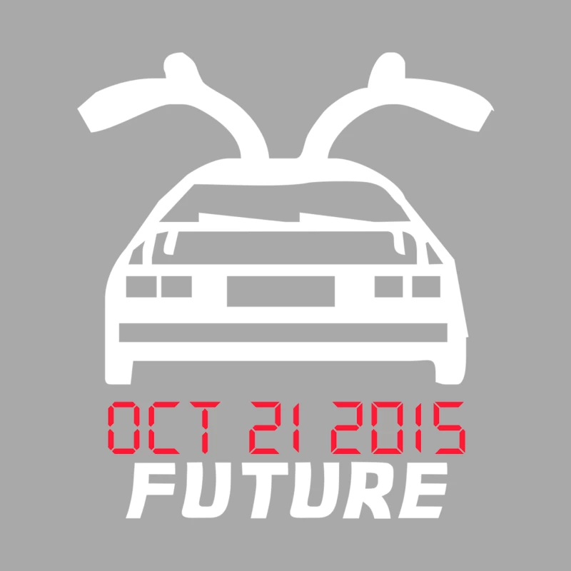 Back To The Future Classic Male Pullover Hoodie