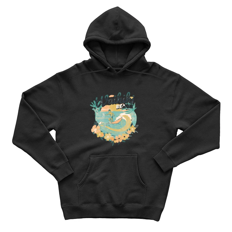 Surfen am Waikiki Beach Herren Pullover Hoodie