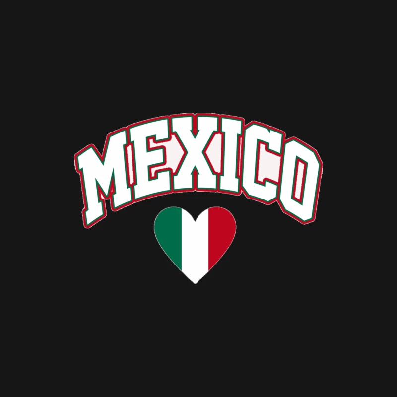 Mexiko-Design mit Herz Herren Langarm T-Shirt