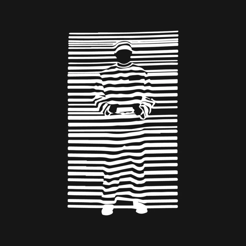 Banksy Prisoner Barcode Mouse Pad