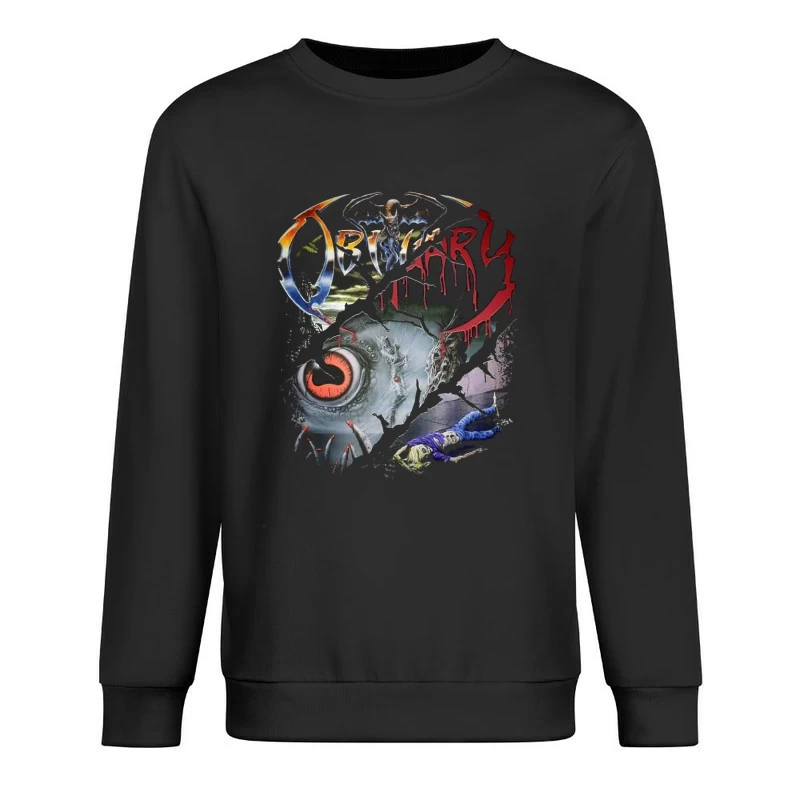 Obituary Male Pullover Sweatshirt