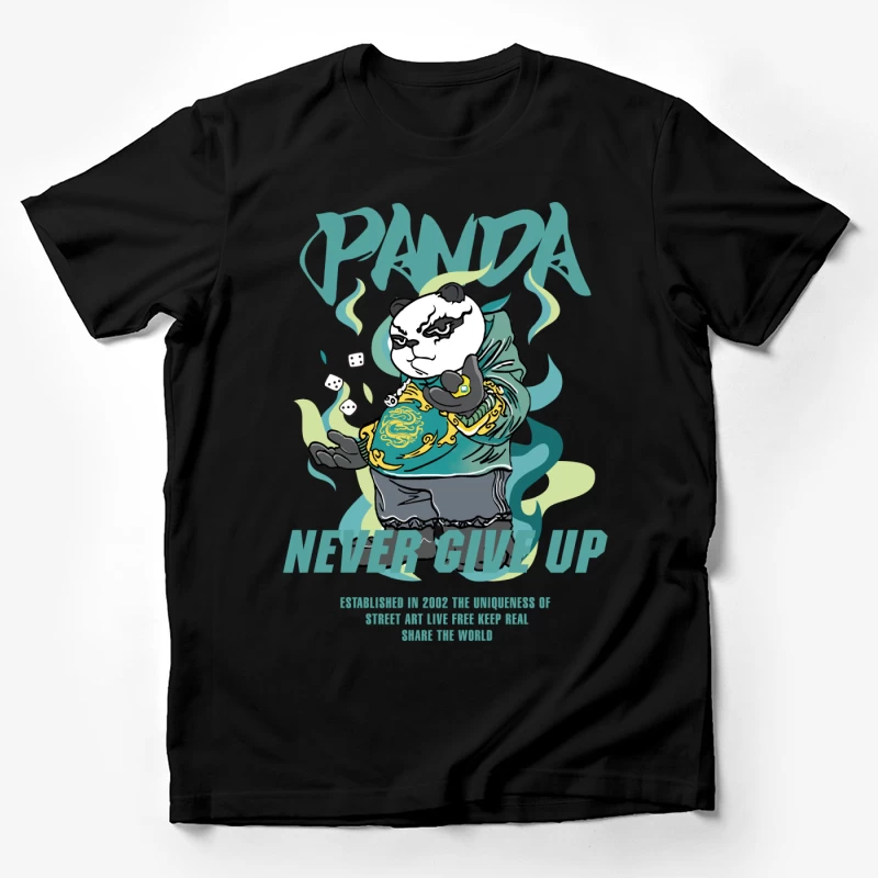 Panda Street Art Inspiration Herren T-Shirt