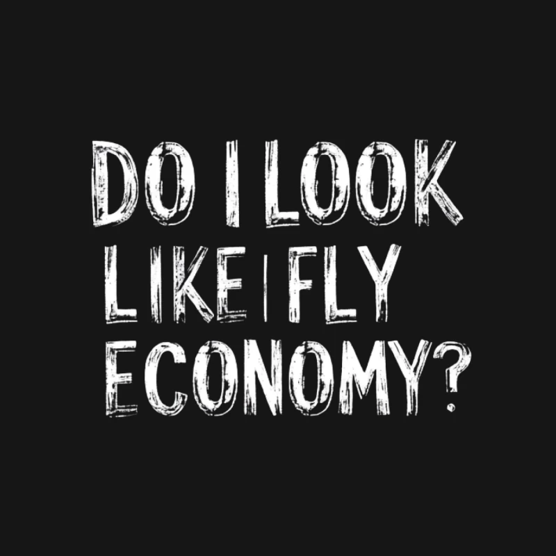 Humorous Handwritten Economy Question Mouse Pad