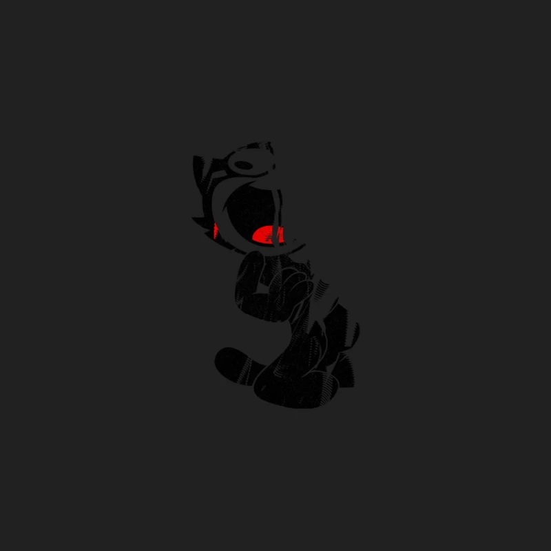 Felix The Cat  Original Faded Style Glitch Design Bucket Hat
