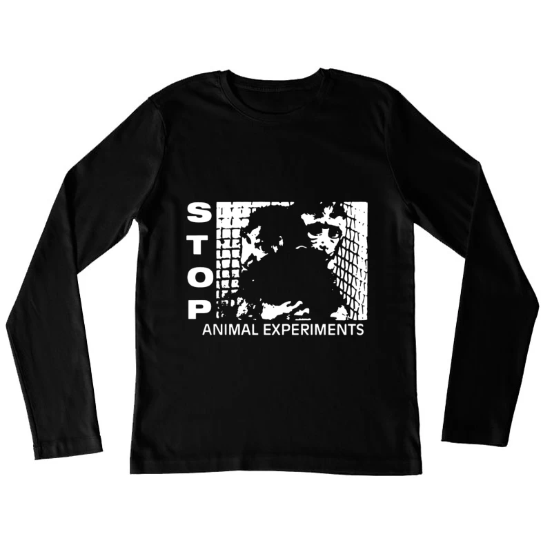 Blank White Minimal Background Female Long Sleeve T-Shirt
