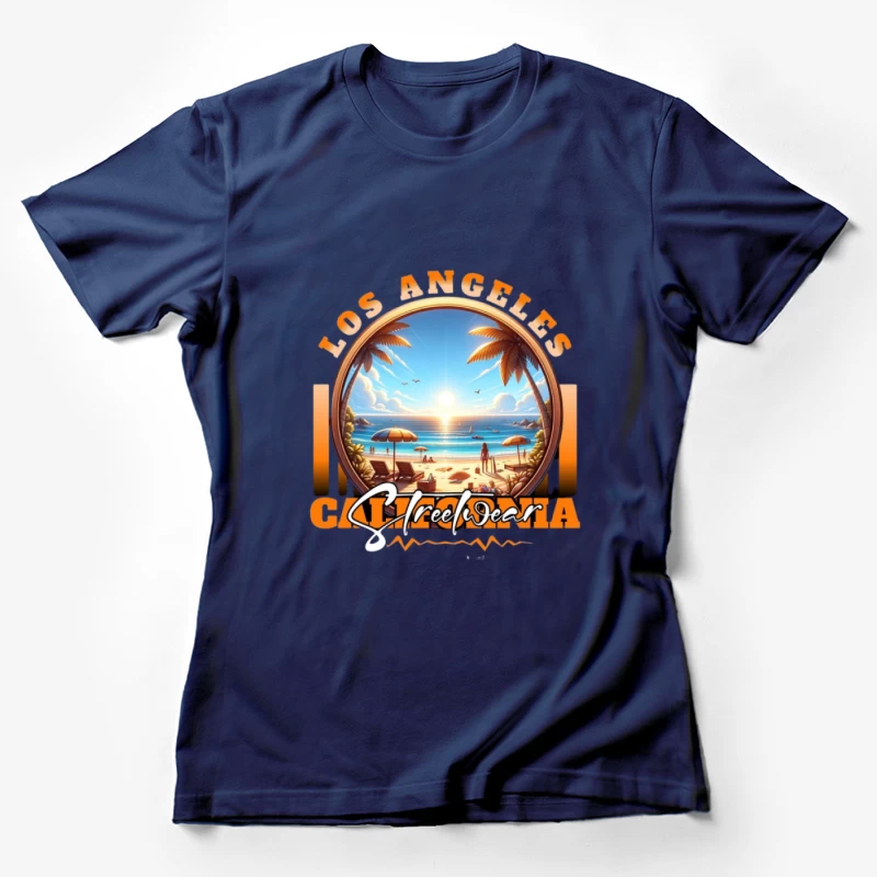 Strandsonne in Los Angeles Damen T-Shirt