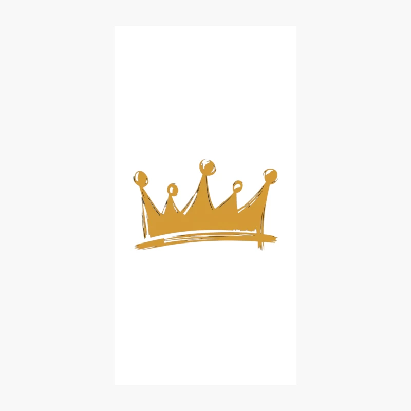 Golden Crown: Symbol of Royal Luxury iPhone Case