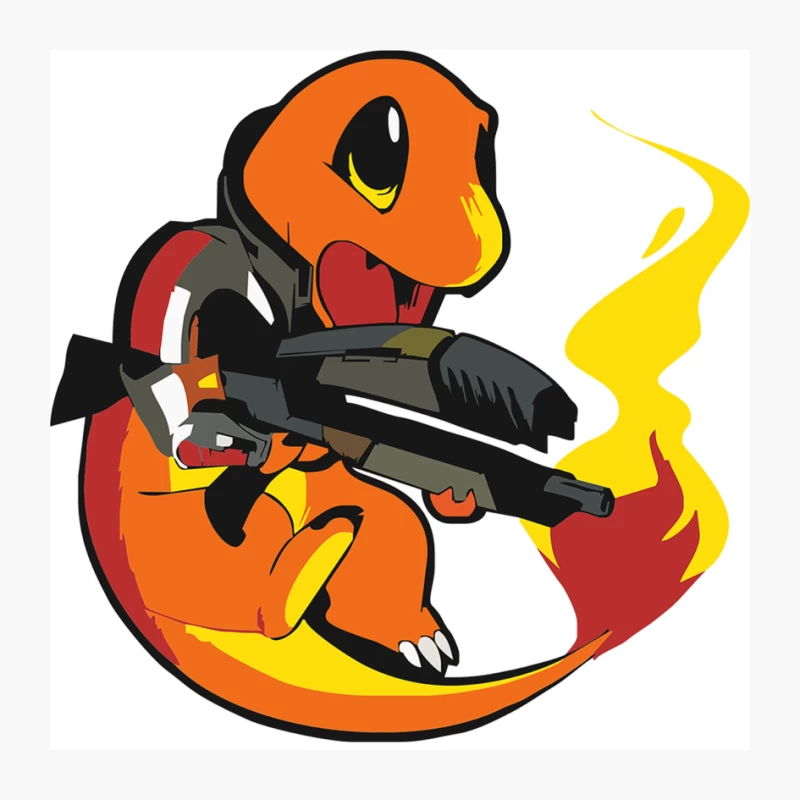 Charmander Shepard Pin