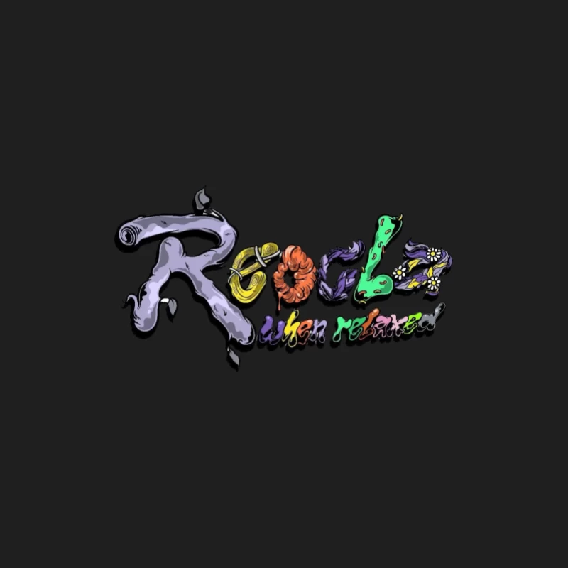 Psychedelisches Retro-Design mit Botschaft Herren Tanktops