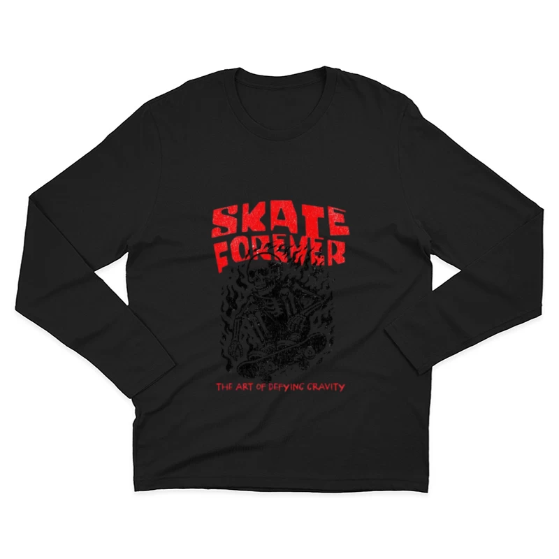 Skate Éternel: L'Art de Défier la Gravité Homme Manches Longues T-Shirt