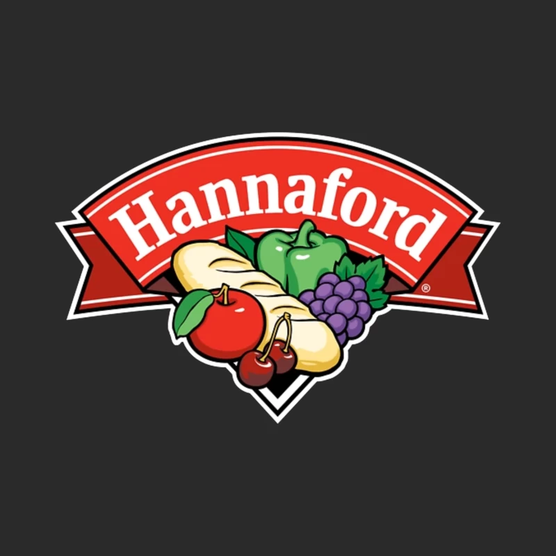 Hannaford Supermarket Logo with Fresh Produce Design Baseball Cap