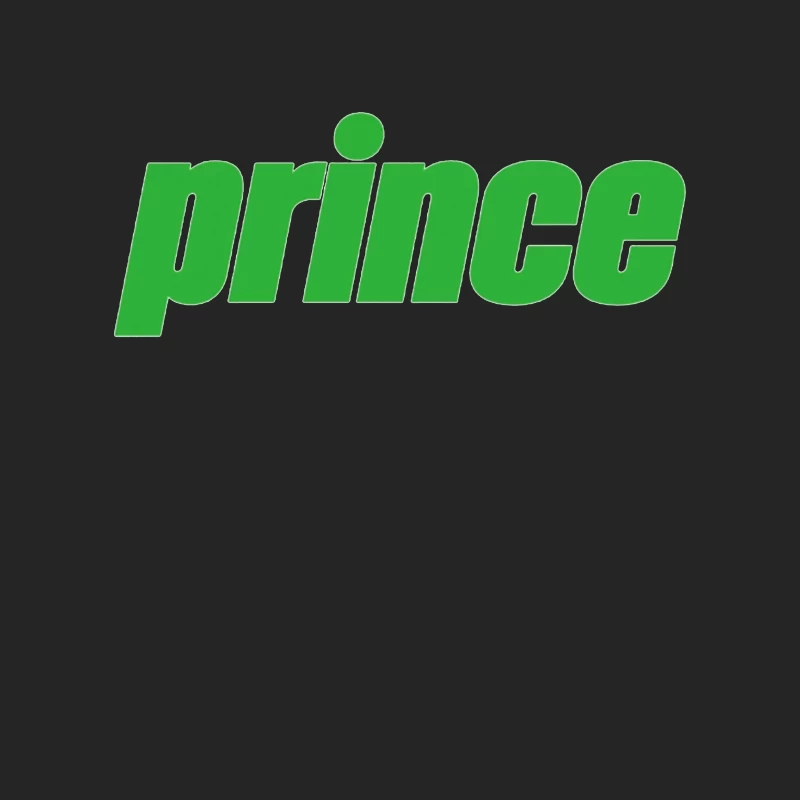 Prince Sports Brand Green Logo Female Pullover Sweatshirt