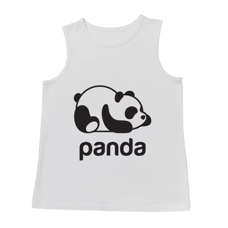 Schlafender Panda Logo Herren Tanktops