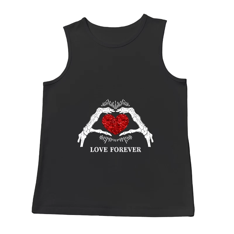 Liebe für immer Herzdesign Herren Tanktops