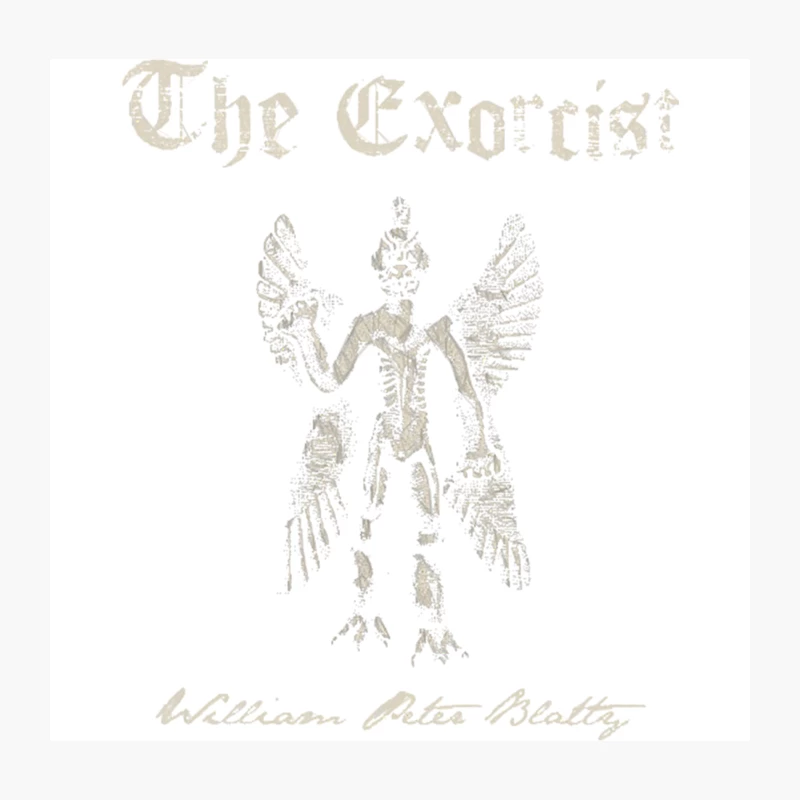 The Exorcist distressed Throw Pillow