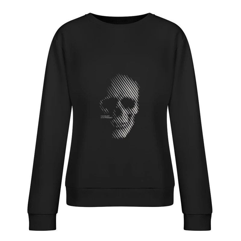 Disegno di Teschio Astratto Felpa pullover Donna
