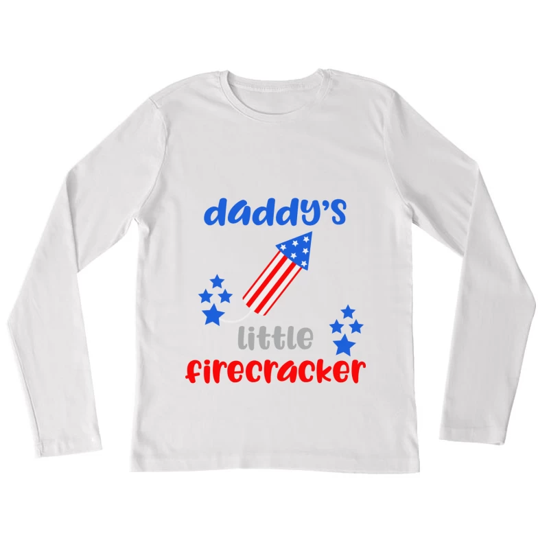 T-shirt enfant fusée patriotique Femme Manches Longues T-Shirt