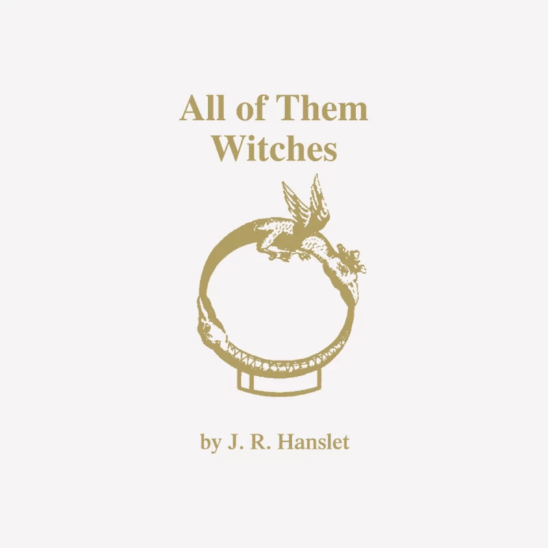 Mysterious Golden Witch Book Cover Male T-Shirt