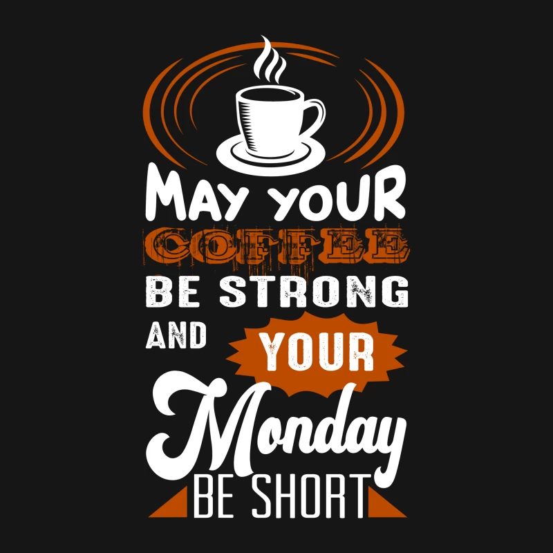Souhait du lundi: café fort Femme T-Shirt