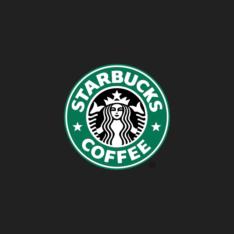 Iconic Green Circular Starbucks Coffee Logo Bucket Hat