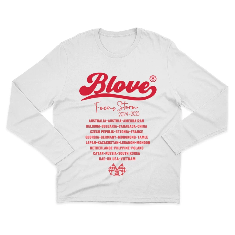  Herren Langarm T-Shirt