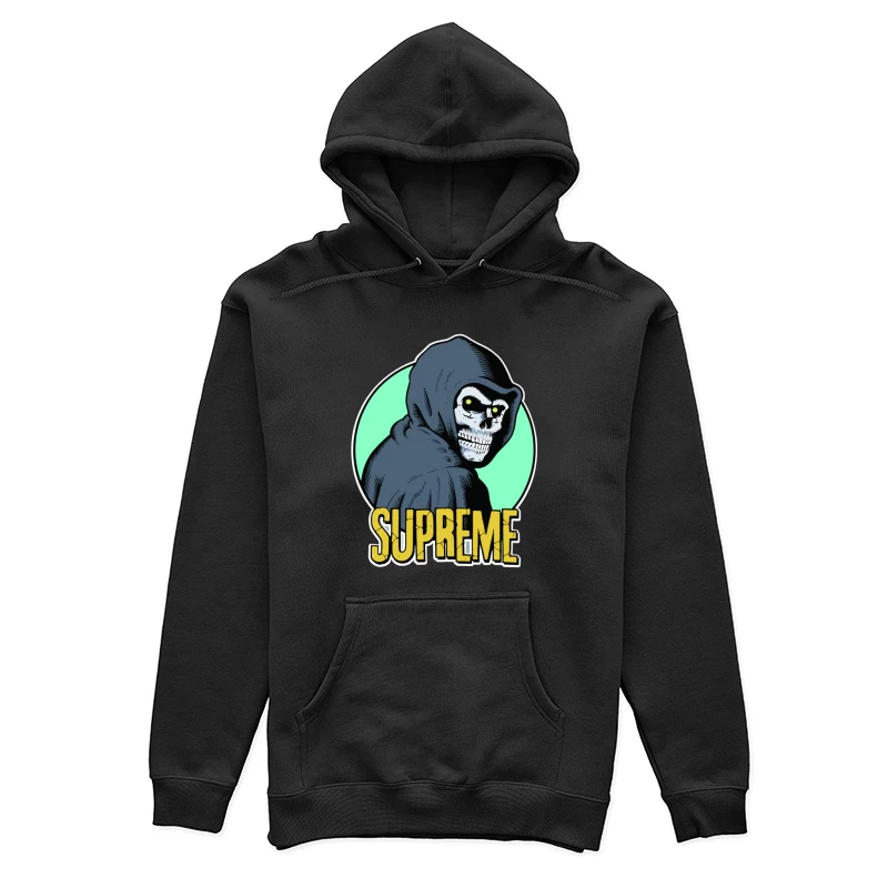 Gruseliges Skelett mit Supreme-Schriftzug Damen Pullover Hoodie